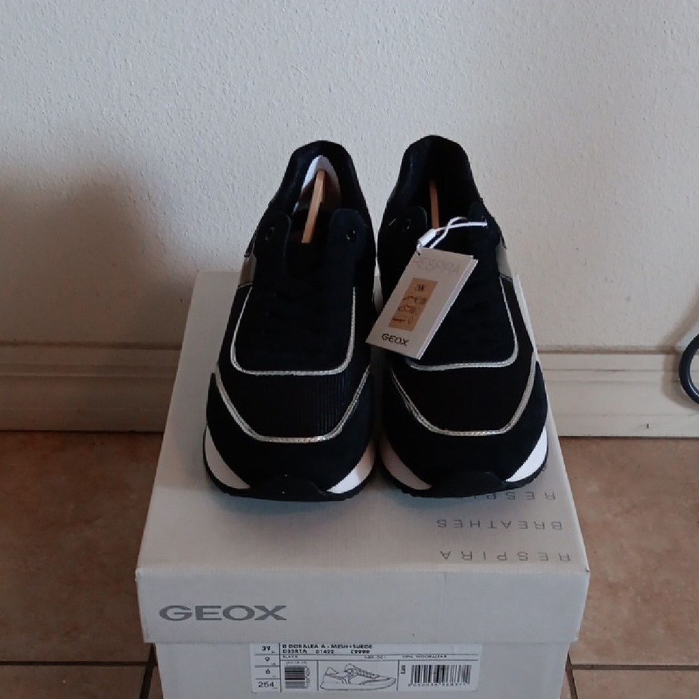 Geox Men's Black Sneakers